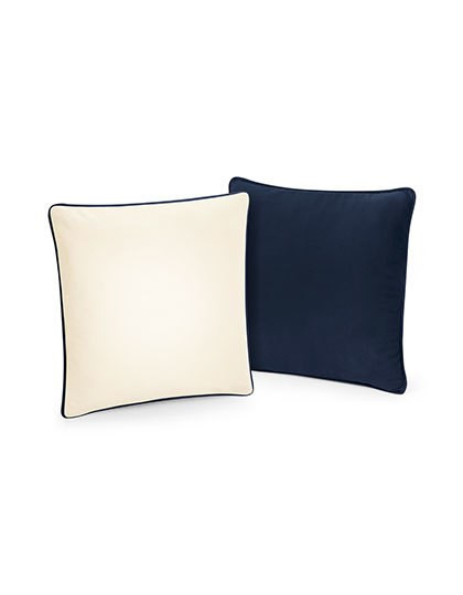 Westford Mill - Fairtrade Cotton Piped Cushion Cover