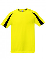 Fluorescent Yellow, Black